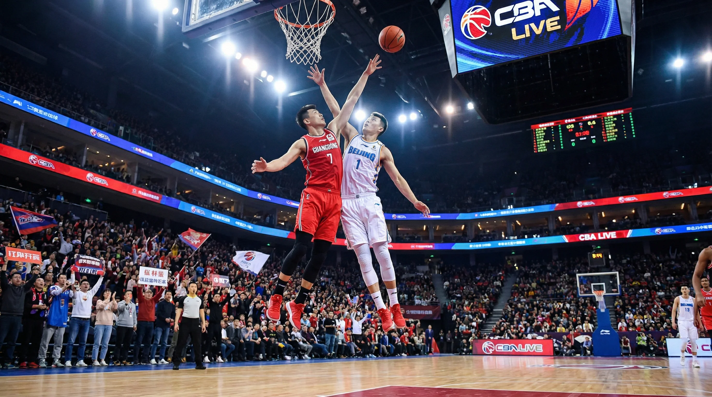 CBA中国男篮职业联赛精彩比赛瞬间